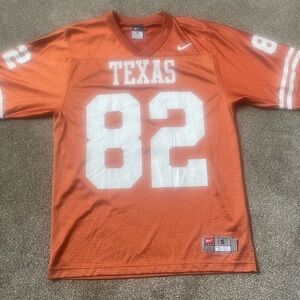 Nike Texas Burnt Orange Vintage Jersey with Number 82 Size Small